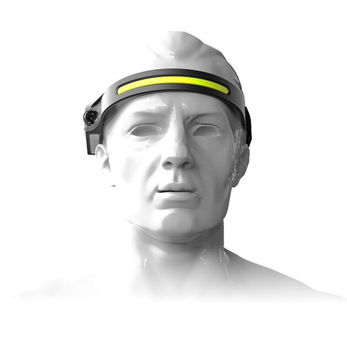 Capteur d'onde LX200 de Bikight 1200&nbsp;mAh 270 Large portée 350LM 5 Modes d'éclairage LED Lampe frontale USB Lampe frontale rechargeable COB Vélo