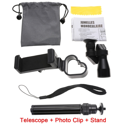 1000x20 Mini Portable High Definition Long Range Clear Monocular Telescope High Magnification Zoom Hunting Camping Mountaineering Fishing Outdoor