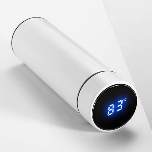 480ml Vacuum Thermos Keep Warm Keep Cold Water Bottle LCD Temperature Display Stainless Steel Double Wall Insulated Cup