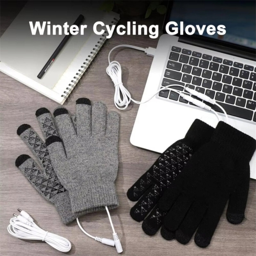 TENGOO Winter Electric Heated Gloves USB Rechargeable Electric Heated Gloves Warm Gloves for Men Women Motorcycle Snowboard Cycling Unisex Hand