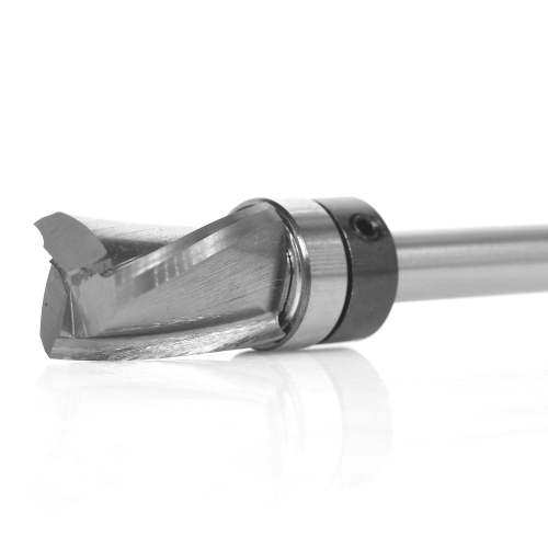 Foret de routeur à bordure affleurante 8&nbsp;mm de 1/4&nbsp;», embout de routeur en carbure CNC massif pour la coupe du bois