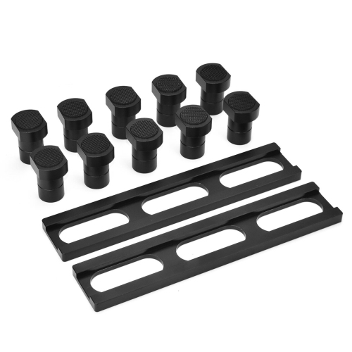 Butoir de travail de Fonson avec banc à trous de chien, 10 pièces, pince de bureau, accessoires de table d'établi Tenon