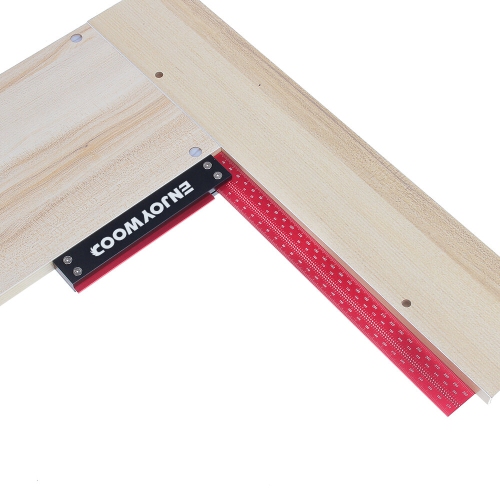 Règle carrée à angle droit Signature 300 mm de ENJOYWOOD pour mesures de vitesse en T garanties pour mesurer et marquer les charpentiers en