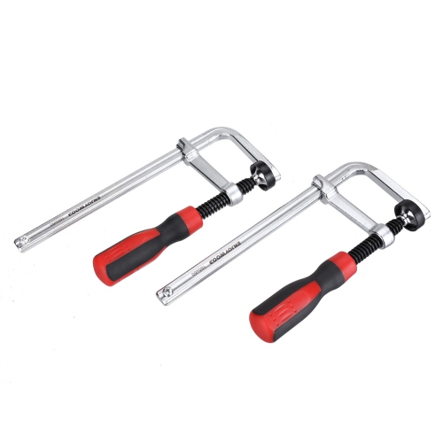 ENJOYWOOD 160x60mm Heavy Duty Dovetail Clamp with Soft-Grip Handle Woodworking Clamping Tool for Joinery Work