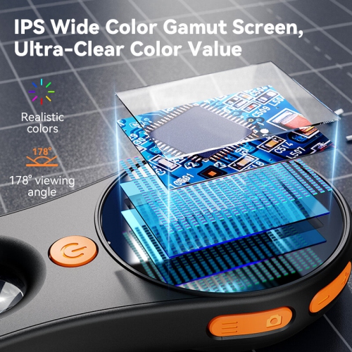 500X Portable Handheld Digital Microscope Super macro lens Magnification 2MP Camera Clear 1080P Resolution Integrated LED Lights Superior Battery