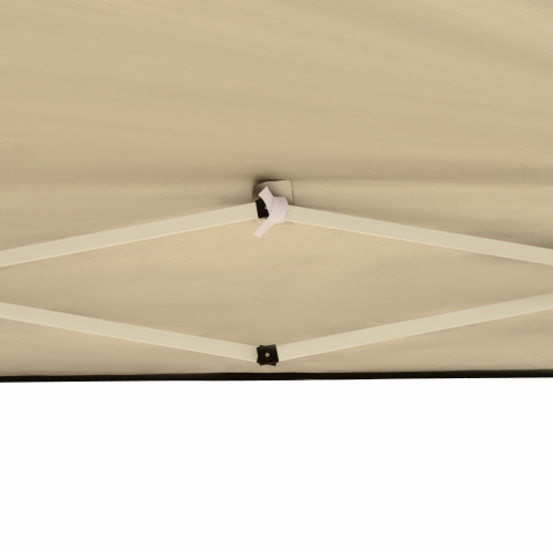 Outsunny 10 x 10ft Folding Pop Up Canopy Tent Outdoor Gazebo with Carrying Bag, Black