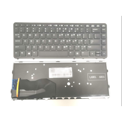 LIXSUNTEK Laptop Replacement US Layout with Backlit Compatible with HP EliteBook 740 G1 G2 / 750 G1 G2 / HP ZBook 15U G2/ 14 G2 Series (with Black