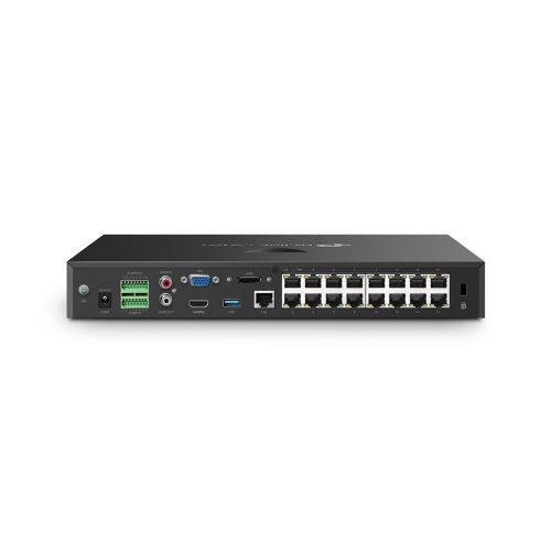 TP-Link VIGI NVR2016H-16MP 16-Channel 32MP PoE+ NVR