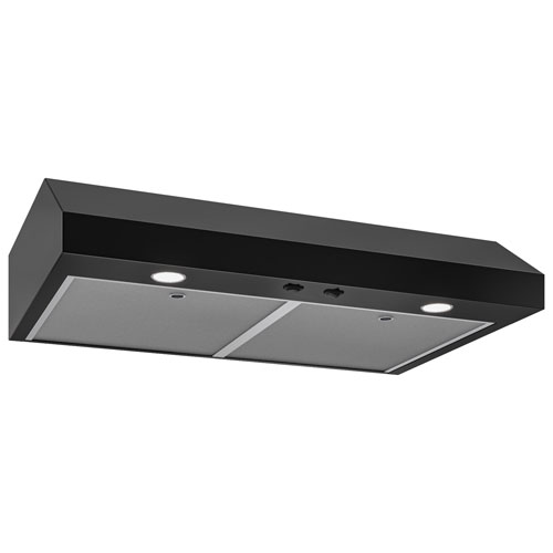 Hotte de dessous d'armoire de 30 po de Broan - Noir