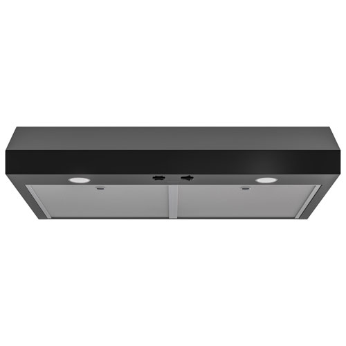 Hotte de dessous d'armoire de 30 po de Broan - Noir