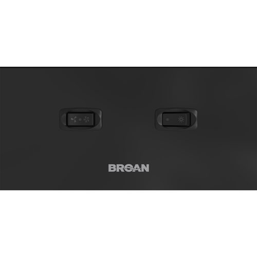 Hotte de dessous d'armoire de 30 po de Broan - Noir