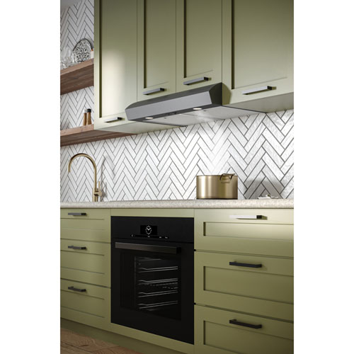 Broan 30" Under Cabinet Range Hood - Black Stainless Steel