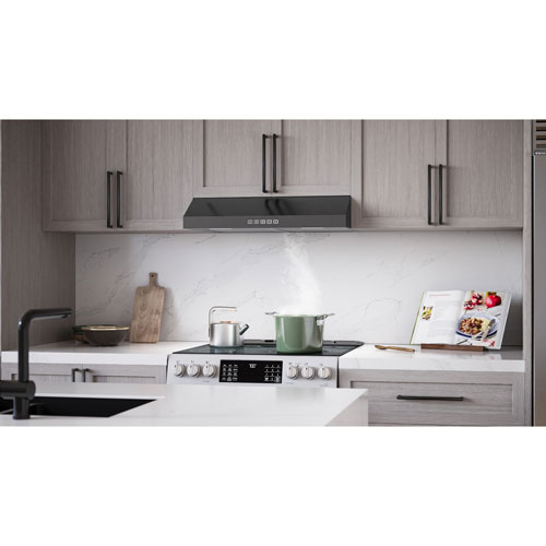 Broan 30" Under Cabinet Range Hood - Black Stainless Steel