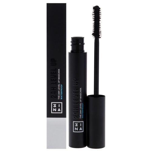 3INA  The 24H Level Up Waterproof Mascara - By for Women - 0.27 OZ Mascara In Black