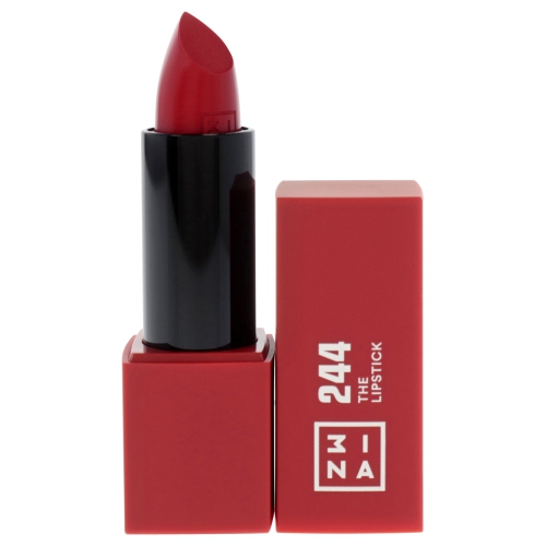 Le rouge à lèvres - 244 Rouge pur par 3INA pour Femme - Rouge à lèvres 0,16&nbsp;oz