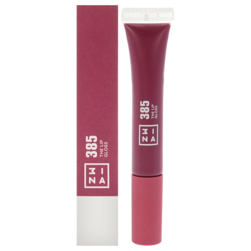 3INA  The Lip Gloss - 385 By for Women - 0.27 OZ Lip Gloss In Burgundy
