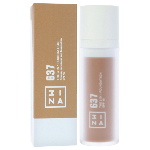 The 3-In-1 Foundation SPF 15 - 637 Sun beige by 3INA for Women - 1.01 oz Foundation
