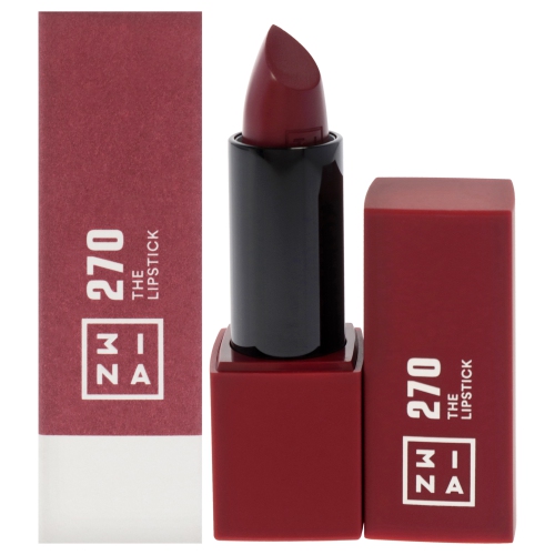 3INA  The Lipstick - 270 Wine By for Women - 0.16 OZ Lipstick In Red