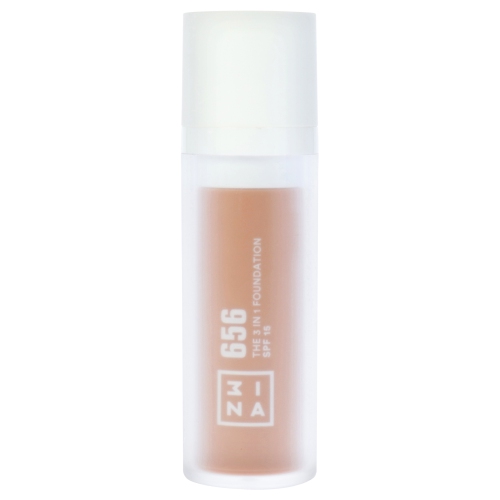 The 3-In-1 Foundation SPF 15 - 656 Dark gold by 3INA for Women - 1.01 oz Foundation
