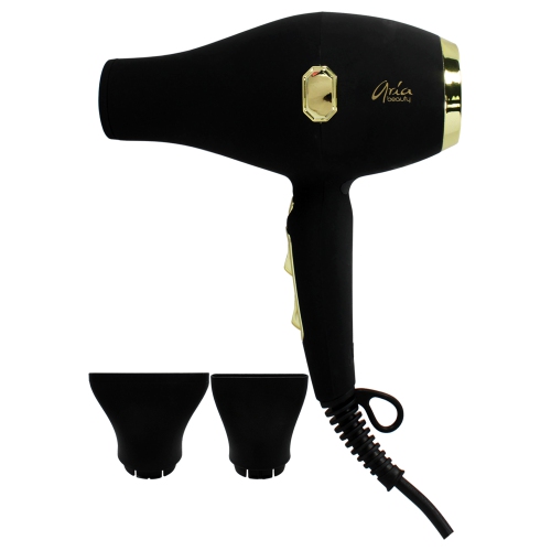 Infrared Blowdryer With Ionic Technology - Black by Aria Beauty for Women - 1 Pc Hair Dryer