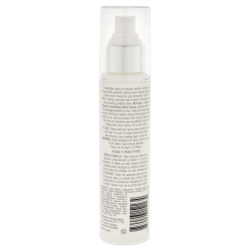 Moringa Plus Quinoa Miracle Smoothing Shine Spray by e.fek.tiv for Unisex - 3.95 oz Hair Spray