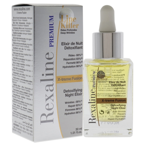 Line Killer X-Treme Fusion Detoxifying Night Elixir by Rexaline for Unisex - 1.01 oz Serum