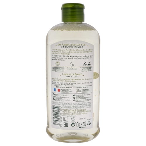 Cleansing Micellar Water by Le Petit Olivier for Women - 13.5 oz Cleanser