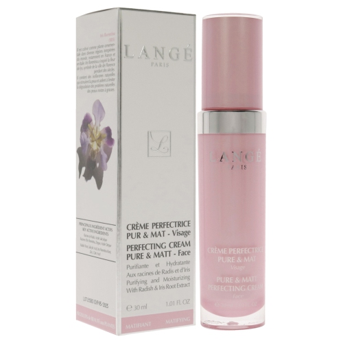 Pure and Matte Perfecting Cream by Lange for Unisex - 1.01 oz Cream