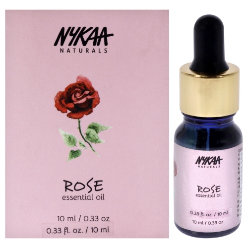 NYKAA NATURALS  Essential Oil - Rose By for Women - 0.33 OZ Oil