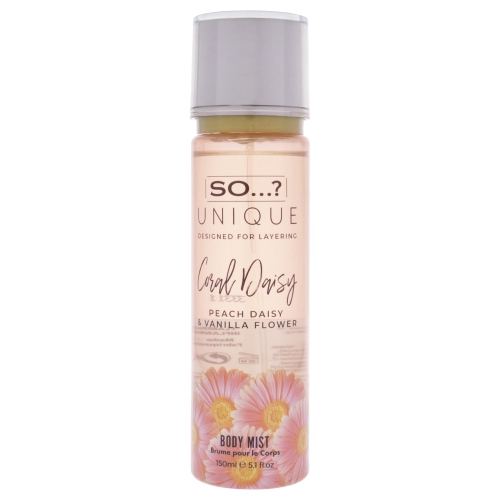 Unique Body Mist - Coral Daisy by So…? for Women - 5.1 oz Body Mist
