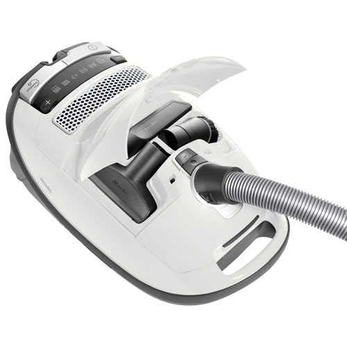 Open Box - Miele Complete C3 Excellence Canister Vacuum - Lotus White