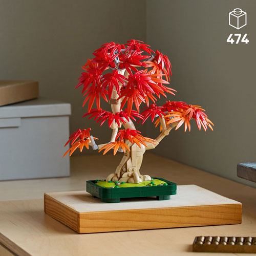 LEGO Botanicals: Japanese Red Maple Bonsai Tree - 474 Pieces (10348)