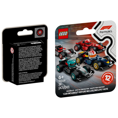 LEGO Minifigures: F1 Collectible Race Cars - 29 Pieces - 1 Assorted Figure