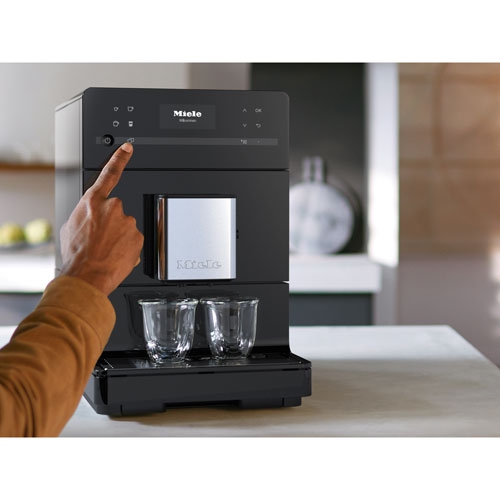 Miele CM 5310 Silence Countertop Coffee and Espresso Machine - Obsidian Black by MIELE - Open Box condition - Image 8