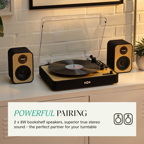 Haut-parleurs d'étagère Bluetooth Uplift de House of Marley