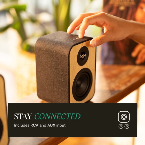 Haut-parleurs d'étagère Bluetooth Uplift de House of Marley