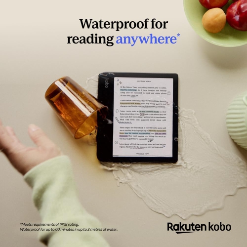 Kobo Libra Colour 7" Digital eReader with Touchscreen - White- Open Box