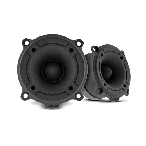 Super haut-parleur d'aigus noir, cadre en aluminium de 3&nbsp;po, 240&nbsp;W Max, paire audio professionnelle