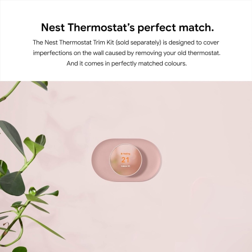 Google Nest Thermostat - Smart Thermostat for Home - Programmable WiFi Thermostat -Snow - Open Box