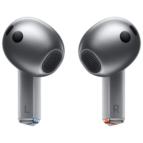 Tout nouveau - Écouteurs boutons 100 % sans fil à suppression du bruit Galaxy Buds 3 de Samsung - Argenté