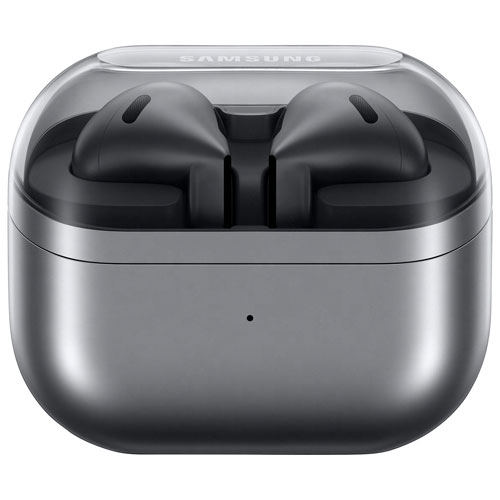 Tout nouveau - Écouteurs boutons 100 % sans fil à suppression du bruit Galaxy Buds 3 de Samsung - Argenté