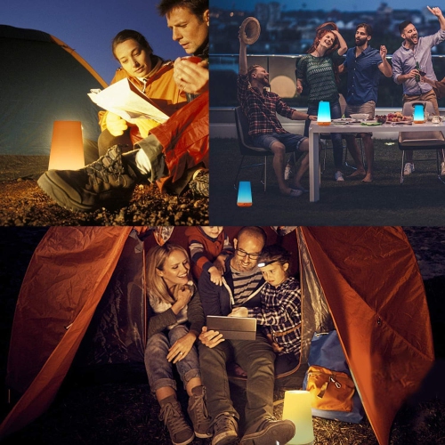 Lampe tactile Veilleuse pour enfant Lampe de table de chevet rechargeable à intensité réglable Télécommande et fonction de minuterie Lumière blanche