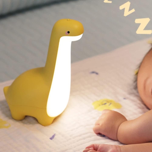 HTUTWOO  Dinosaur Night Lamp, Dimmable Bedside Night Light USB Rechargeable, Kids Bedroom Sleep Light, Cute Gifts for Girls, Boys, Teens, Friends