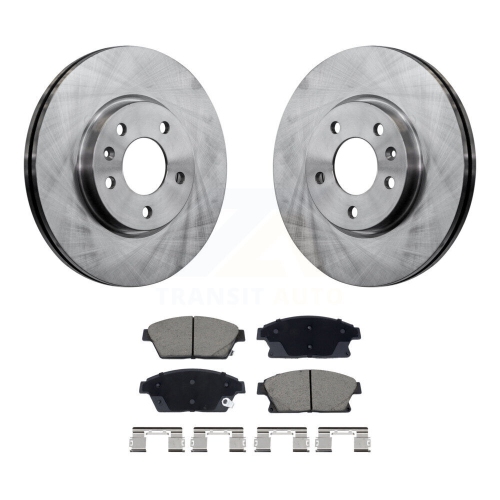 Front Disc Brake Rotors And Ceramic Pad Kit For Chevrolet Cruze Buick Verano Orlando Volt K8C-103480