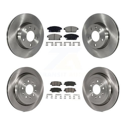 CMX  Front Rear Brake Rotor & Ceramic Pad Kit for Cadillac Ats With 300MM Diameter K8C-103414