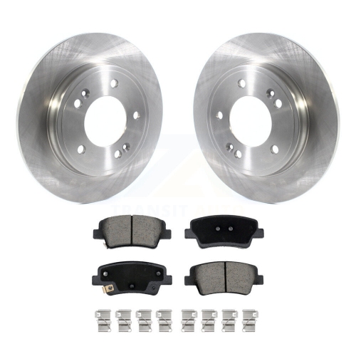 CMX  Rear Brake Rotor & Ceramic Pad Kit for Hyundai Elantra Kia Niro With Manual Parking K8C-103533