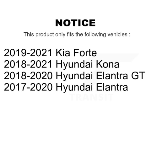Front Lower Suspension Ball Joint Set Kit For Hyundai Elantra Kona Kia Forte Forte5 K72-101473