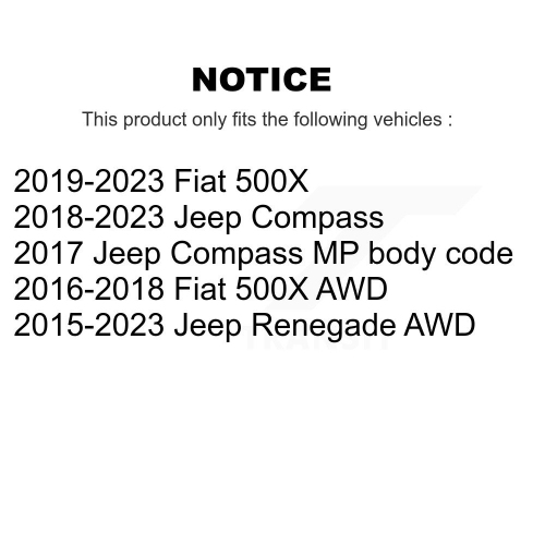 Front Lower Suspension Control Arm And Ball Joint Kit For Jeep Compass Renegade Fiat 500X KTR-105295