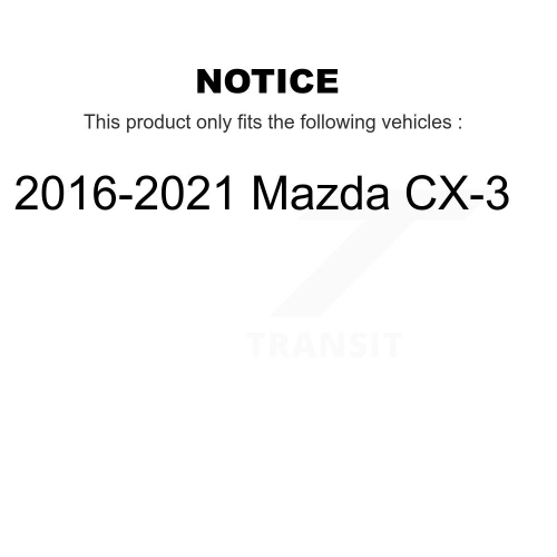 Amortisseurs de suspension arrière pour Mazda CX-3 K78-101090 2016-2021