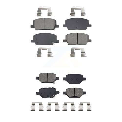 SIM  Front Rear Semi-Metallic Brake Pads Kit for 2018-2022 Buick Encore Chevrolet Trax Ksm-100679